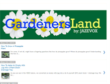 Tablet Screenshot of gardenersland.com